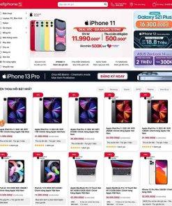 Theme WordPress bán điện thoại, laptop, phụ kiện giống CellphoneS