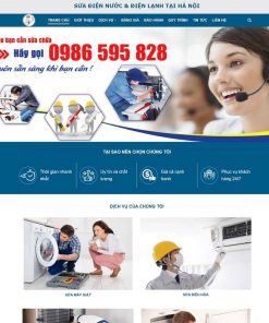 Theme wordpress sửa chữa điện lạnh 02
