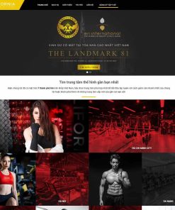 Theme WordPress trung tâm thể hình - phòng tập gym