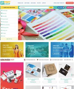 Theme Wordpress in ấn, thiết kế