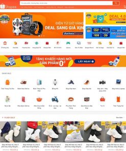 Theme WordPress bán hàng giống Shopee