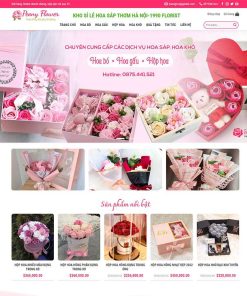 Theme WordPress cửa hàng bán hoa 03
