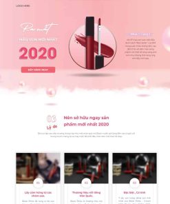 Theme WordPress Lading Page bán Son Dưỡng Môi