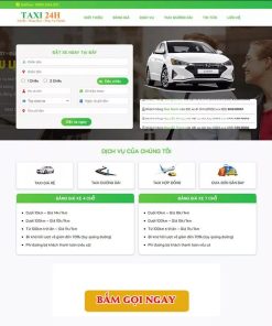 Theme WordPress dịch vụ taxi 02
