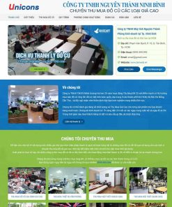 Theme WordPress thu mua, thanh lý đồ cũ