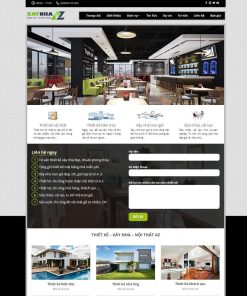 Theme WordPress công ty kiến trúc, xây dựng