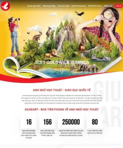 Theme WordPress trung tâm anh ngữ