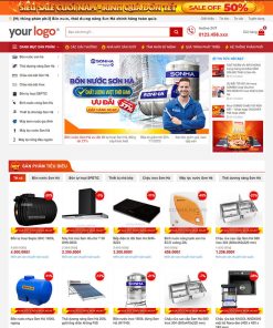 Theme WordPress bán bồn nước, đồ gia dụng