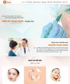 Theme WordPress dịch vụ thẩm mỹ, phòng khám