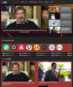 Theme WordPress tin tức bitcoin, crypto