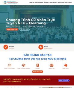 Theme WordPress đào tạo cử nhân