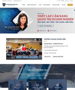 Theme WordPress đào tạo doanh nhân 02