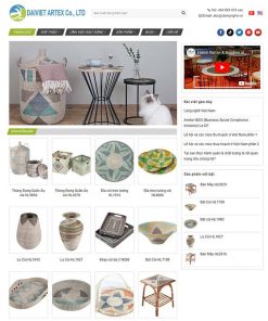 Theme WordPress đồ mỹ nghệ