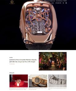 Theme WordPress bán đồng hồ cao cấp 02