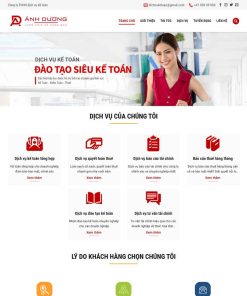 Theme WordPress giới thiệu công ty dịch vụ kế toán