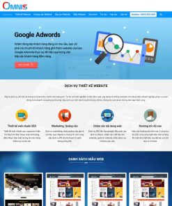 Theme wordpress dịch vụ thiết kế web, marketing online