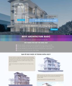 Theme WordPress Landing page khóa học phần mềm thiết kế
