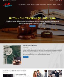 Theme WordPress luật sư 04