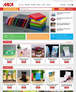 Theme WordPress bán sản phẩm từ mica