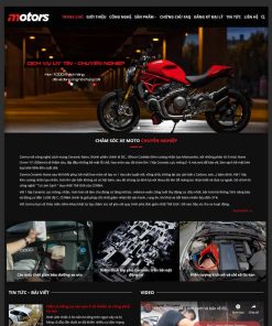 Theme WordPress dịch vụ chăm sóc mô tô