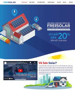 Theme WordPress điện mặt trời