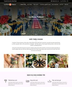 Theme WordPress nhà hàng tiệc cưới