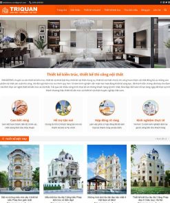 Theme WordPress công ty thiết kế kiến trúc, nội thất