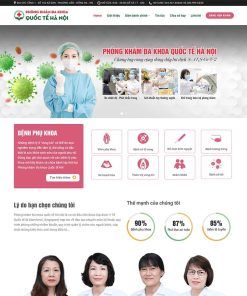 Theme WordPress phòng khám đa khoa 02
