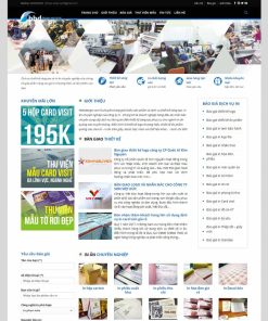 Theme WordPress dịch vụ thiết kế, in ấn 02