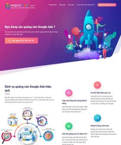 Theme WordPress landing page dịch vụ quảng cáo online