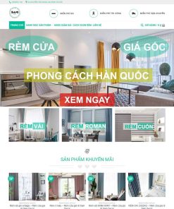 Theme WordPress bán rèm cửa