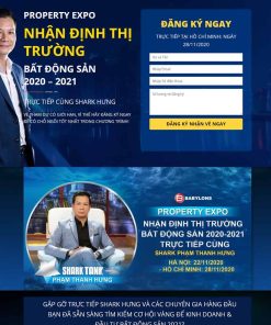 Theme WordPress Landing page tọa đàm shark Hưng