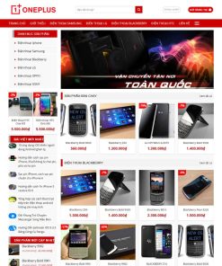 Theme WordPress cửa hàng bán điện thoại