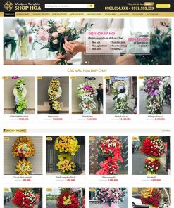Theme WordPress cửa hàng bán hoa 04