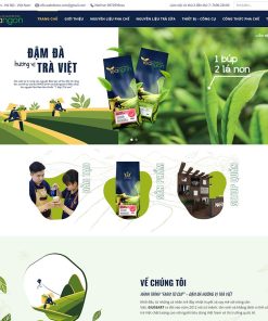 Theme wordpress bán nguyên liệu trà sữa 02