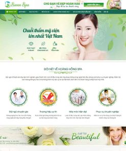 Theme WordPress Spa làm đẹp 03