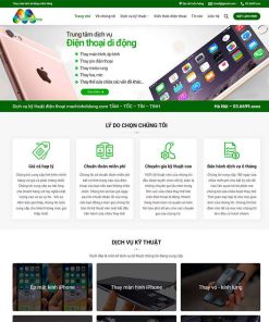 Theme WordPress sửa màn hình điện thoại