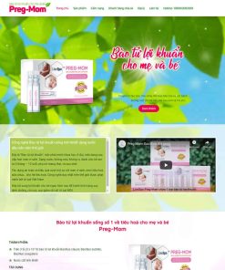 Theme WordPress thực phẩm chức năng 01