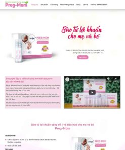 Theme WordPress thực phẩm chức năng 02