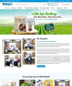 Theme WordPress thực phẩm sạch 02
