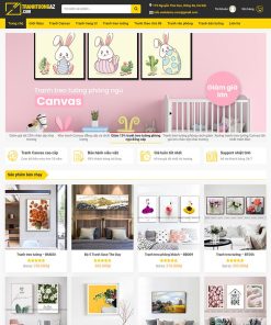 Theme WordPress bán tranh tường, canvas