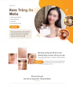 Theme WordPress Landing page kem trị nám