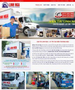 Theme WordPress dịch vụ vận tải