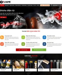Theme WordPress bán thuốc lá điện tử, shisha, vape