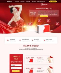 Theme WordPress Landing page viên đặt phụ khoa