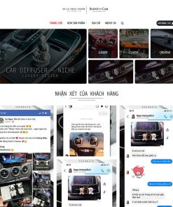 Theme WordPress nước hoa cho xe hơi