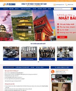 Theme WordPress công ty xuất khẩu lao động 02