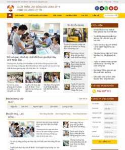 Theme WordPress công ty xuất khẩu lao động 04