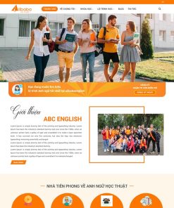 Theme WordPress trung tâm đào tạo anh ngữ 02