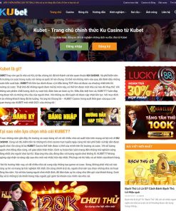 Theme WordPress Kubet, Casino, Poker 06